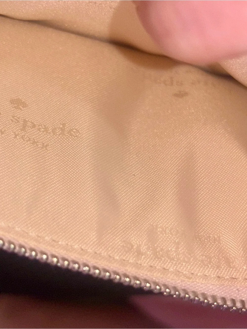 Kate Spade Lucy peach card holder wristlet NWT MSRP: $159!